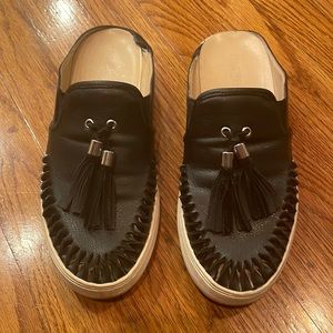 Nine West Leather Slip On Shoes